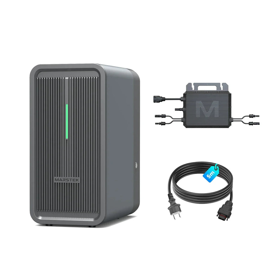MARSTEK Saturn B2500-D balcony solar battery storage with 2.24 kWh capacity and IP65 protection