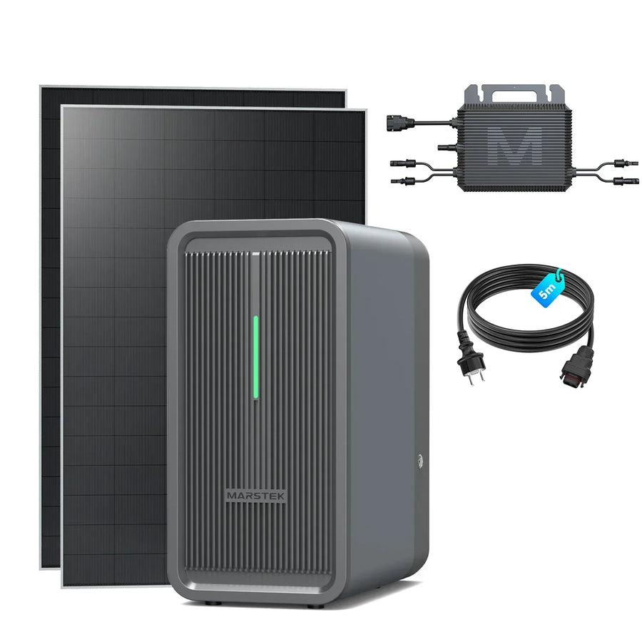 MARSTEK Saturn B2500-D balcony solar battery storage with 2.24 kWh capacity and IP65 protection