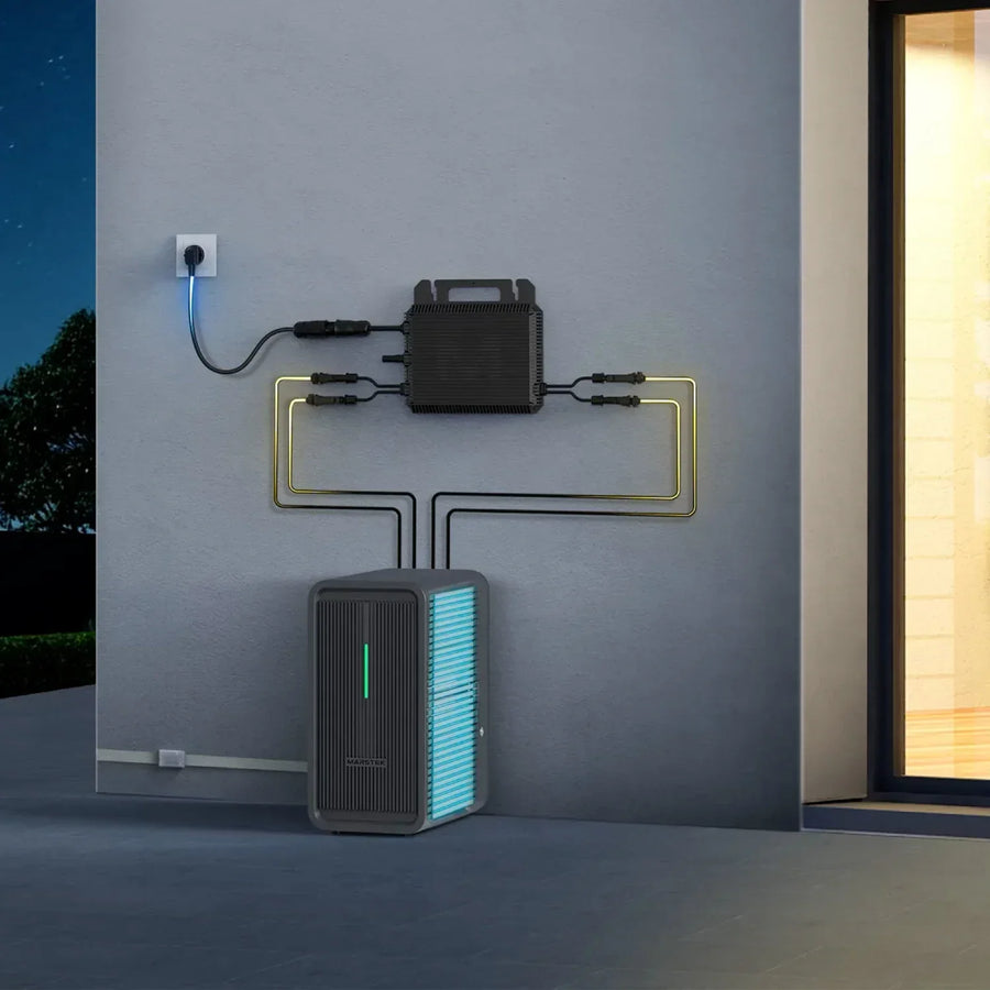 MARSTEK Saturn B2500-D balcony solar battery storage with 2.24 kWh capacity and IP65 protection