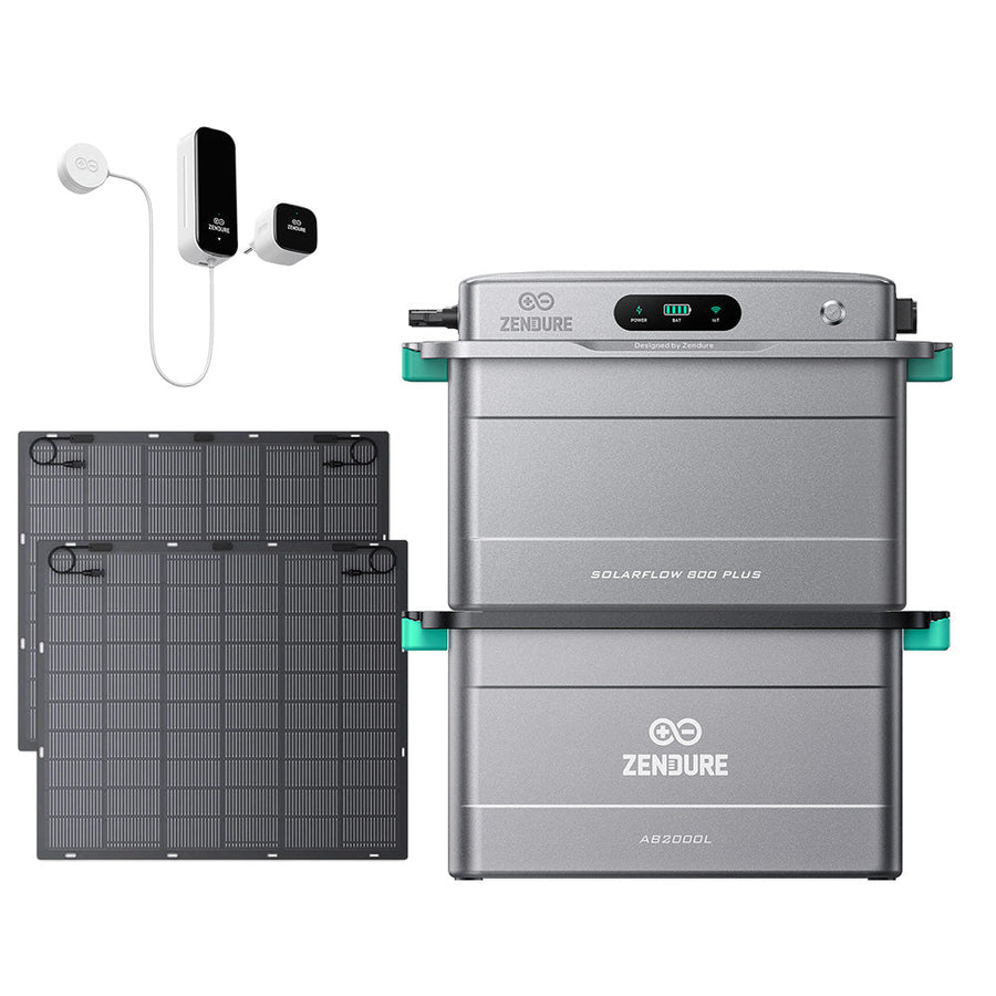 Zendure SolarFlow 800 Plus balcony solar battery storage with dual MPPT in a compact housing