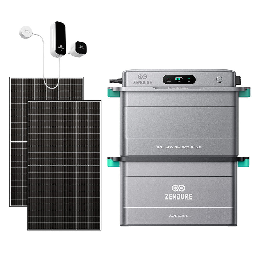 Zendure SolarFlow 800 Plus balcony solar battery storage with dual MPPT in a compact housing