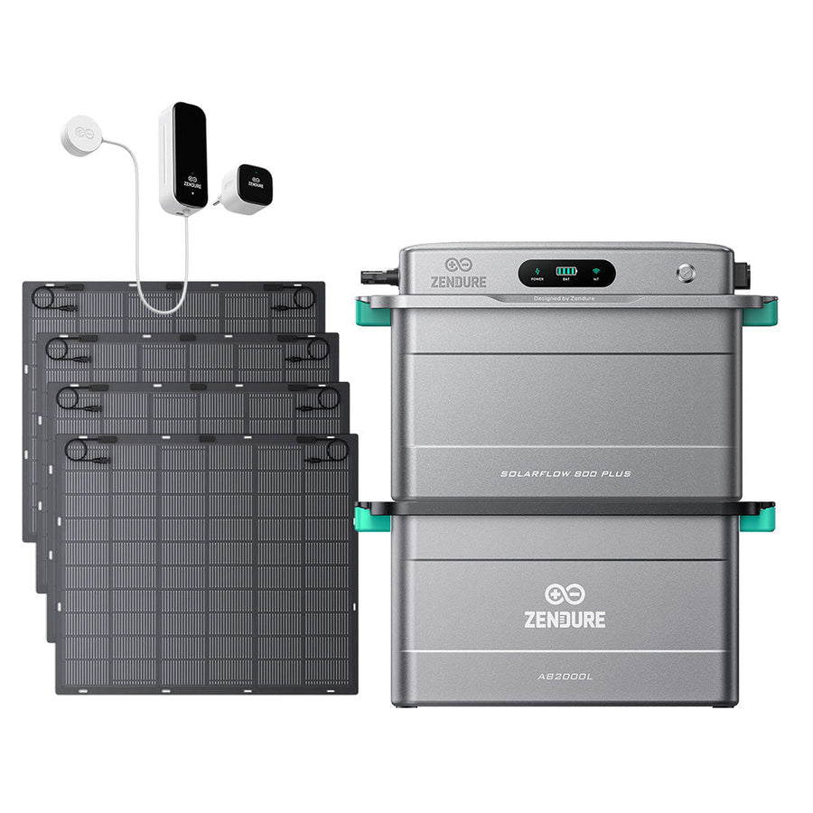 Zendure SolarFlow 800 Plus balcony solar battery storage with dual MPPT in a compact housing