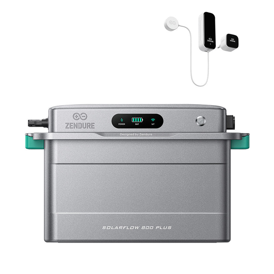 Zendure SolarFlow 800 Plus balcony solar battery storage with dual MPPT in a compact housing