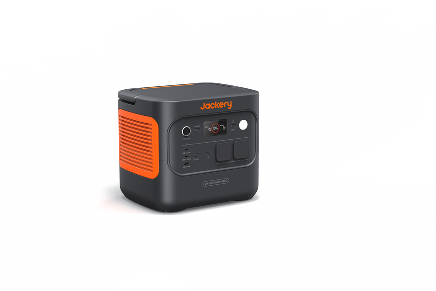 Jackery Explorer 2000 v2 compact LiFePO4 power station with 2042 Wh and 2200 W