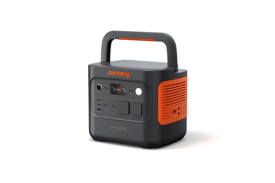 Jackery Explorer 2000 v2 compact LiFePO4 power station with 2042 Wh and 2200 W