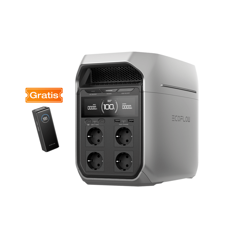 EcoFlow DELTA 3 Plus portable power station with X-Boost technology up to 3600 W