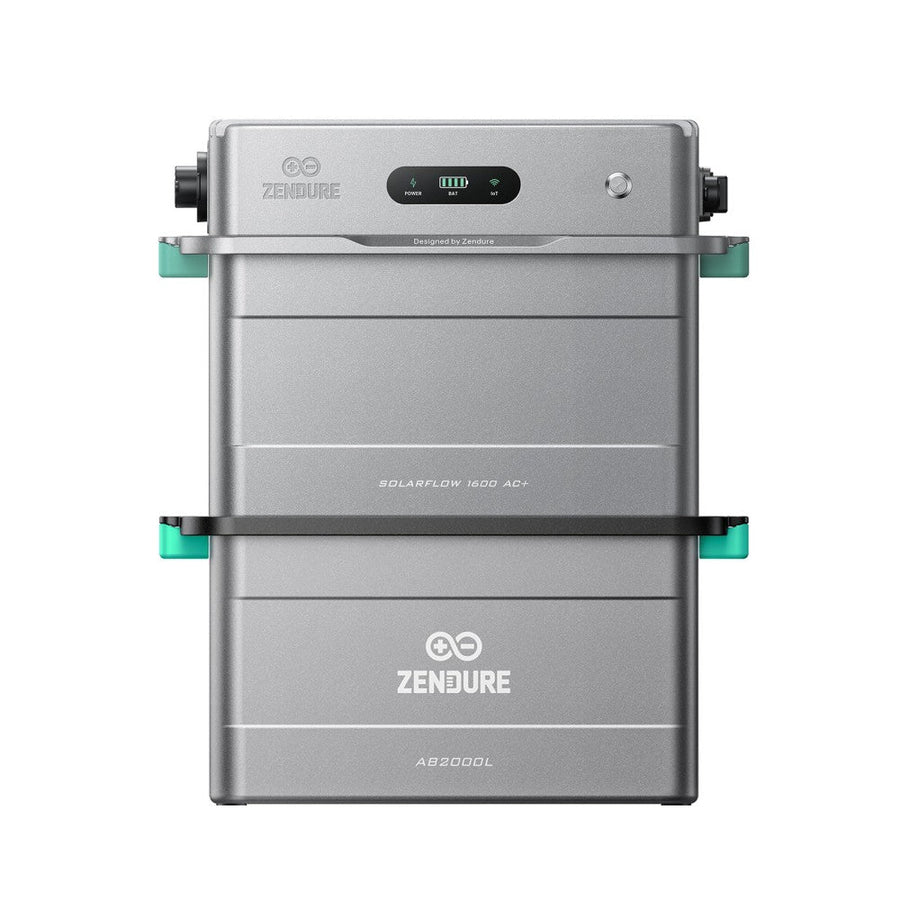 Zendure SolarFlow 1600 AC+ balcony solar battery storage in a grey housing
