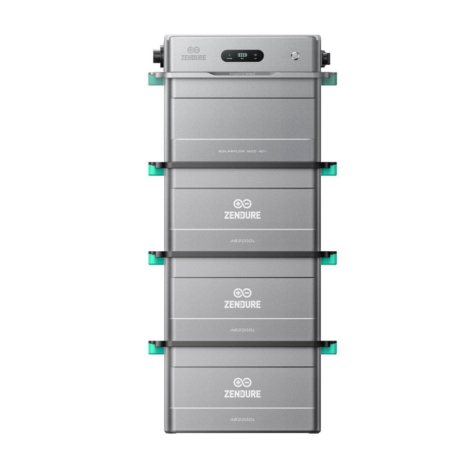 Zendure SolarFlow 1600 AC+ balcony solar battery storage in a grey housing