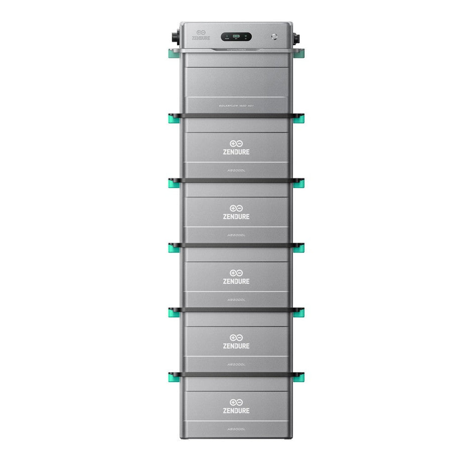 Zendure SolarFlow 1600 AC+ balcony solar battery storage in a grey housing