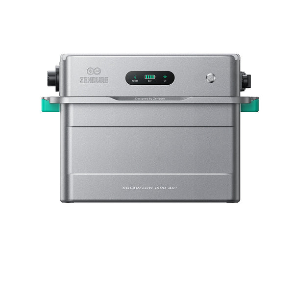 Zendure SolarFlow 1600 AC+ balcony solar battery storage in a grey housing