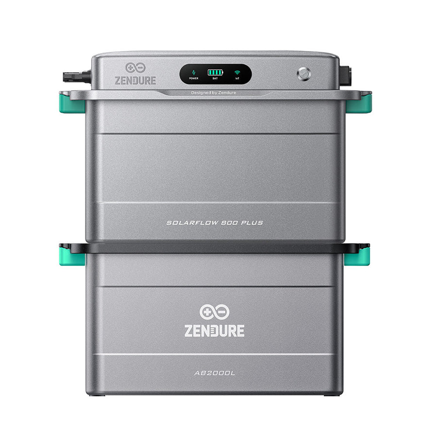 Zendure SolarFlow 800 Plus balcony solar battery storage with dual MPPT in a compact housing