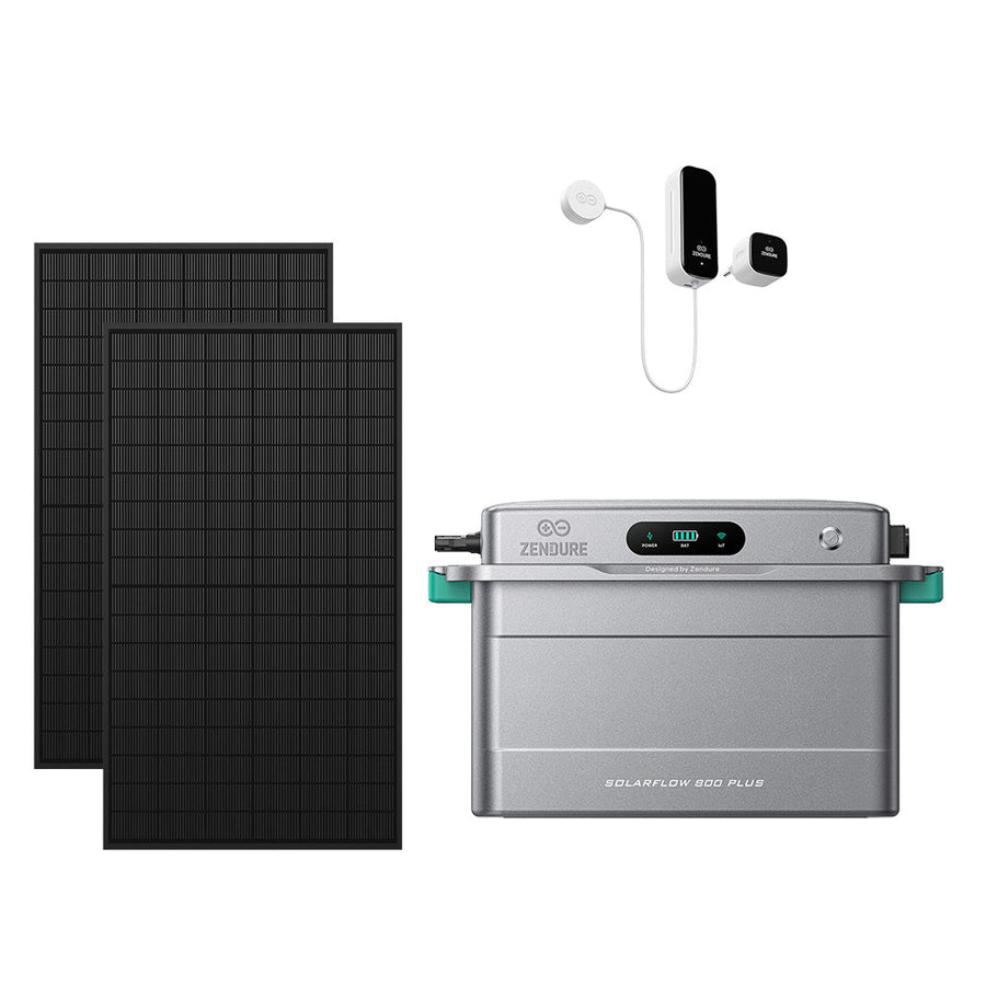 Zendure SolarFlow 800 Plus balcony solar battery storage with dual MPPT in a compact housing