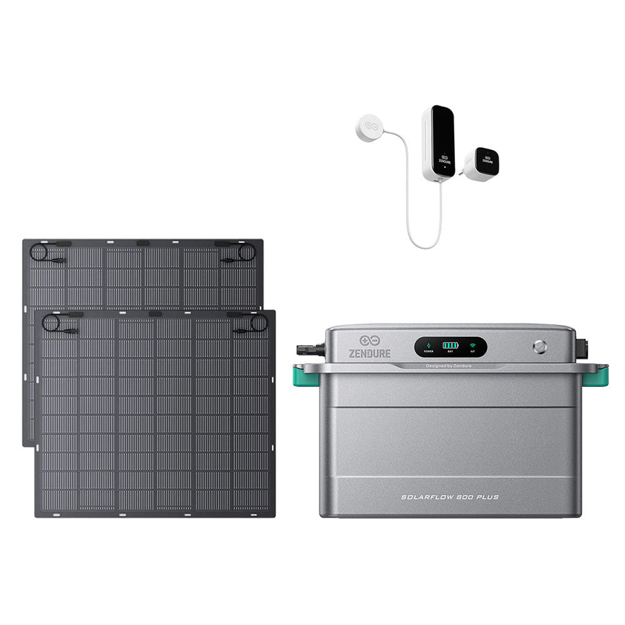 Zendure SolarFlow 800 Plus balcony solar battery storage with dual MPPT in a compact housing