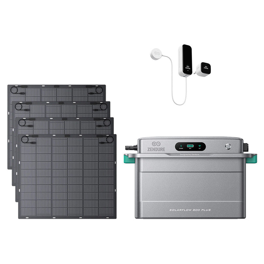 Zendure SolarFlow 800 Plus balcony solar battery storage with dual MPPT in a compact housing