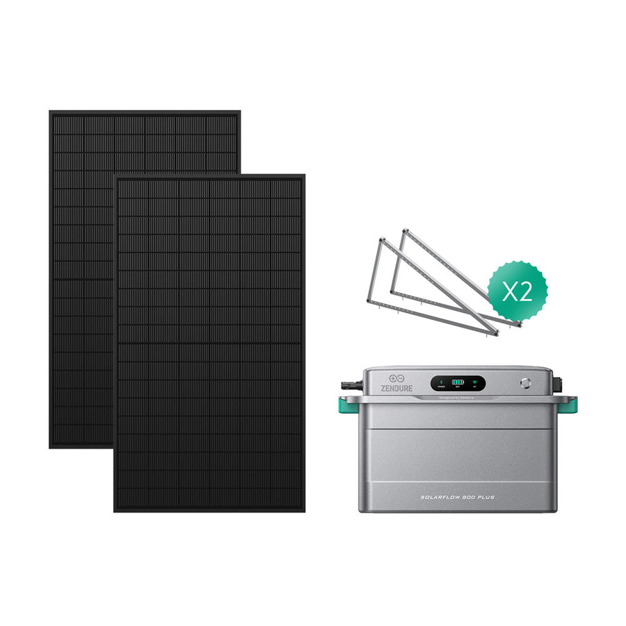 Zendure SolarFlow 800 Plus balcony solar battery storage with dual MPPT in a compact housing