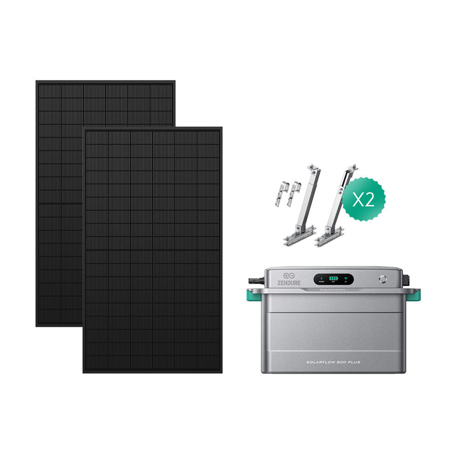 Zendure SolarFlow 800 Plus balcony solar battery storage with dual MPPT in a compact housing