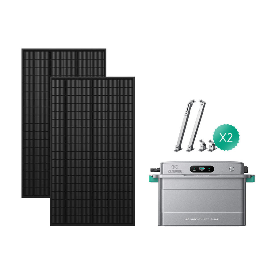 Zendure SolarFlow 800 Plus balcony solar battery storage with dual MPPT in a compact housing