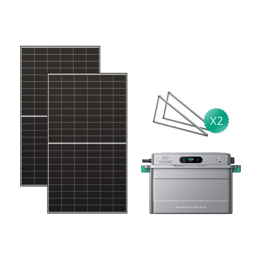 Zendure SolarFlow 800 Plus balcony solar battery storage with dual MPPT in a compact housing