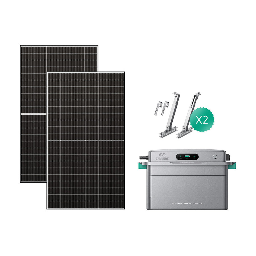 Zendure SolarFlow 800 Plus balcony solar battery storage with dual MPPT in a compact housing