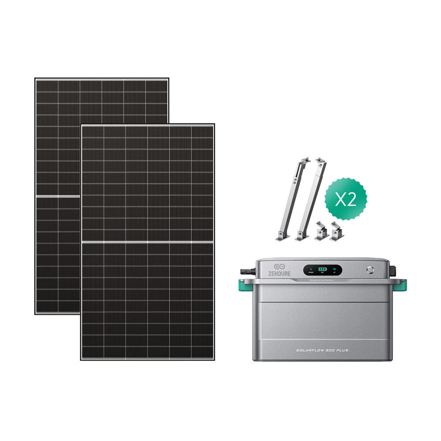 Zendure SolarFlow 800 Plus balcony solar battery storage with dual MPPT in a compact housing