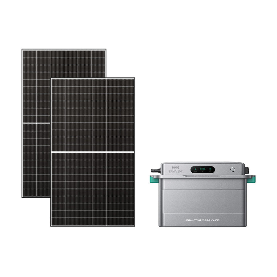 Zendure SolarFlow 800 Plus balcony solar battery storage with dual MPPT in a compact housing