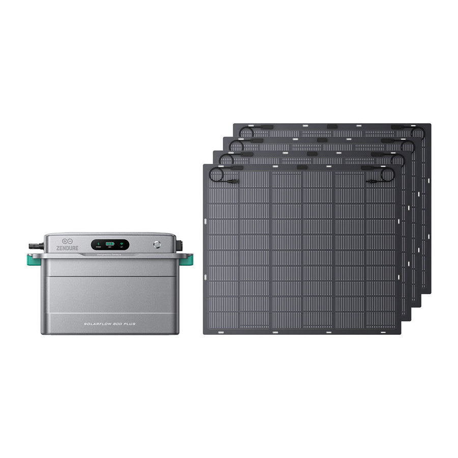 Zendure SolarFlow 800 Plus balcony solar battery storage with dual MPPT in a compact housing