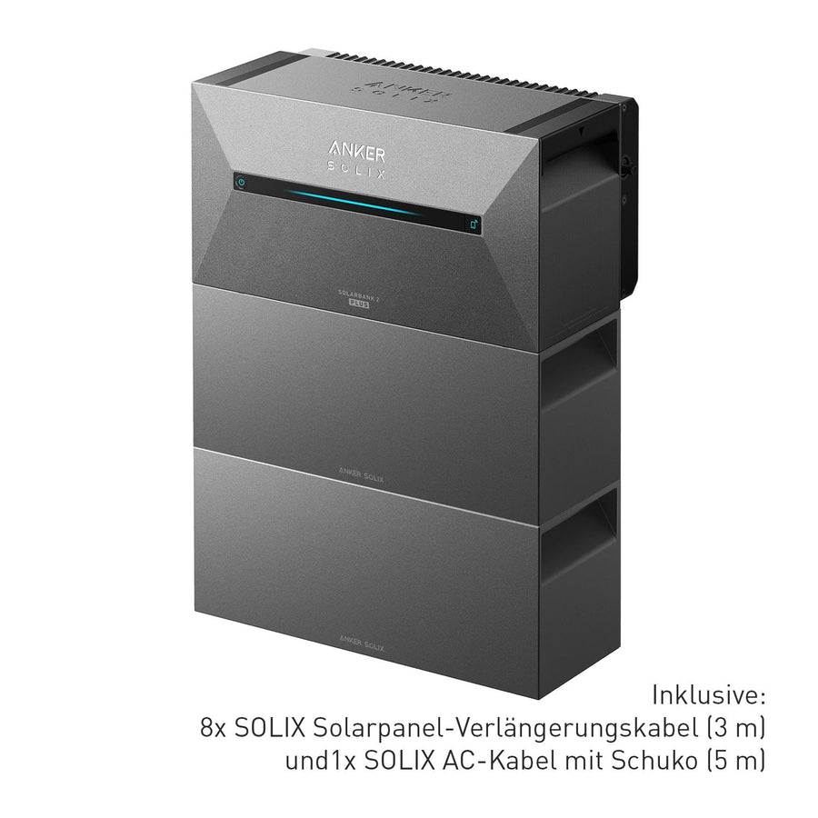 Anker SOLIX Solarbank 3 E2700 PRO with 2x BP2700 expansion battery