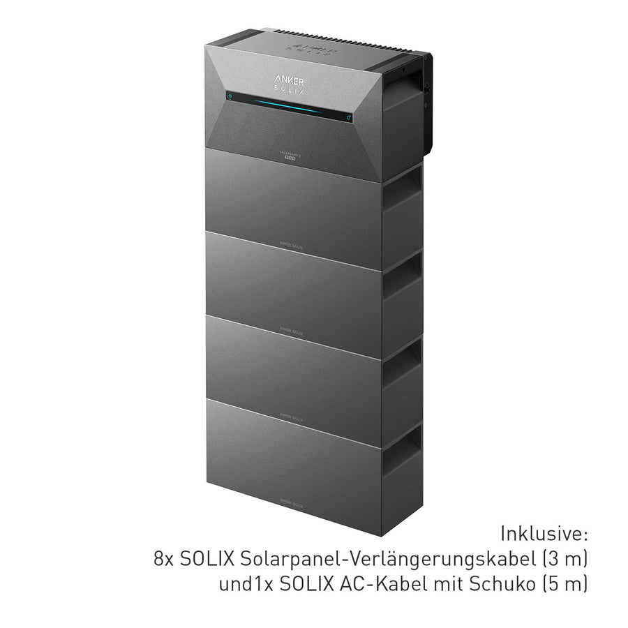 Anker SOLIX Solarbank 3 E2700 PRO with 4x BP2700 expansion battery