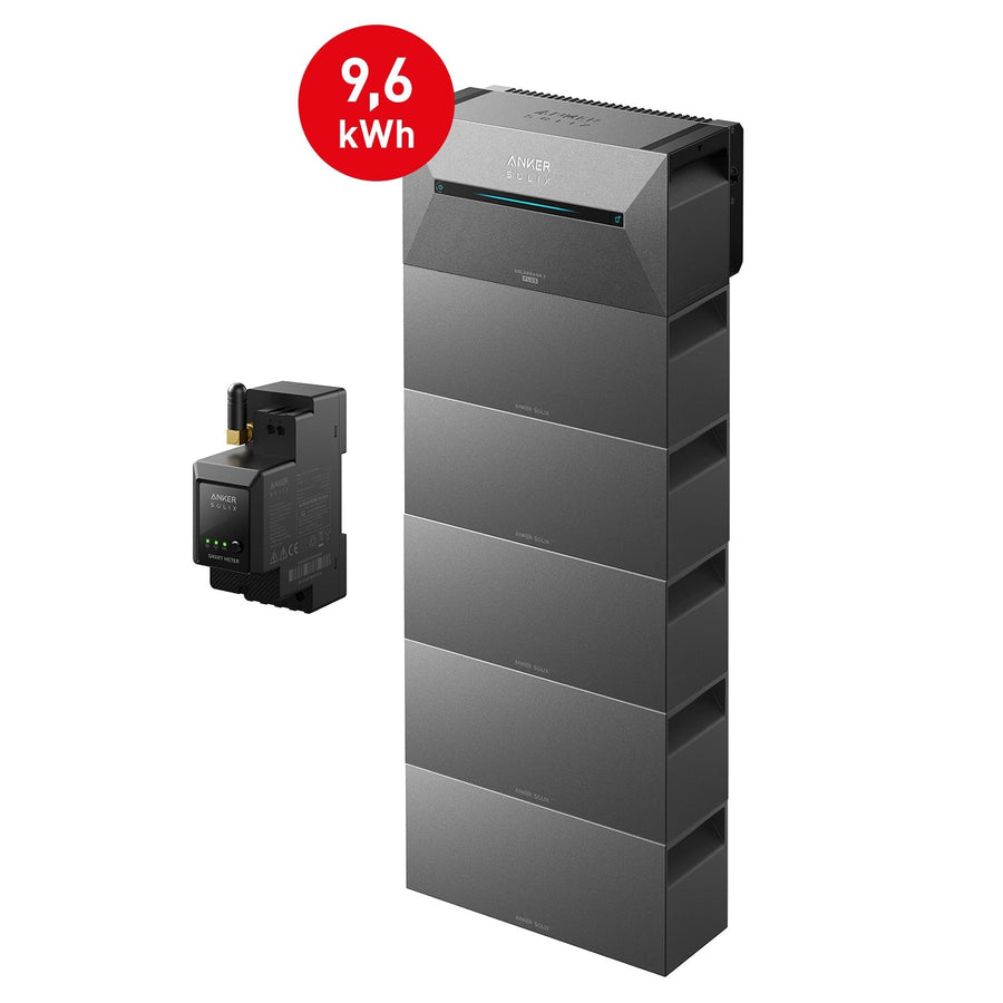 Anker SOLIX Solarbank 3 E2700 PRO with 5x BP2700 expansion battery